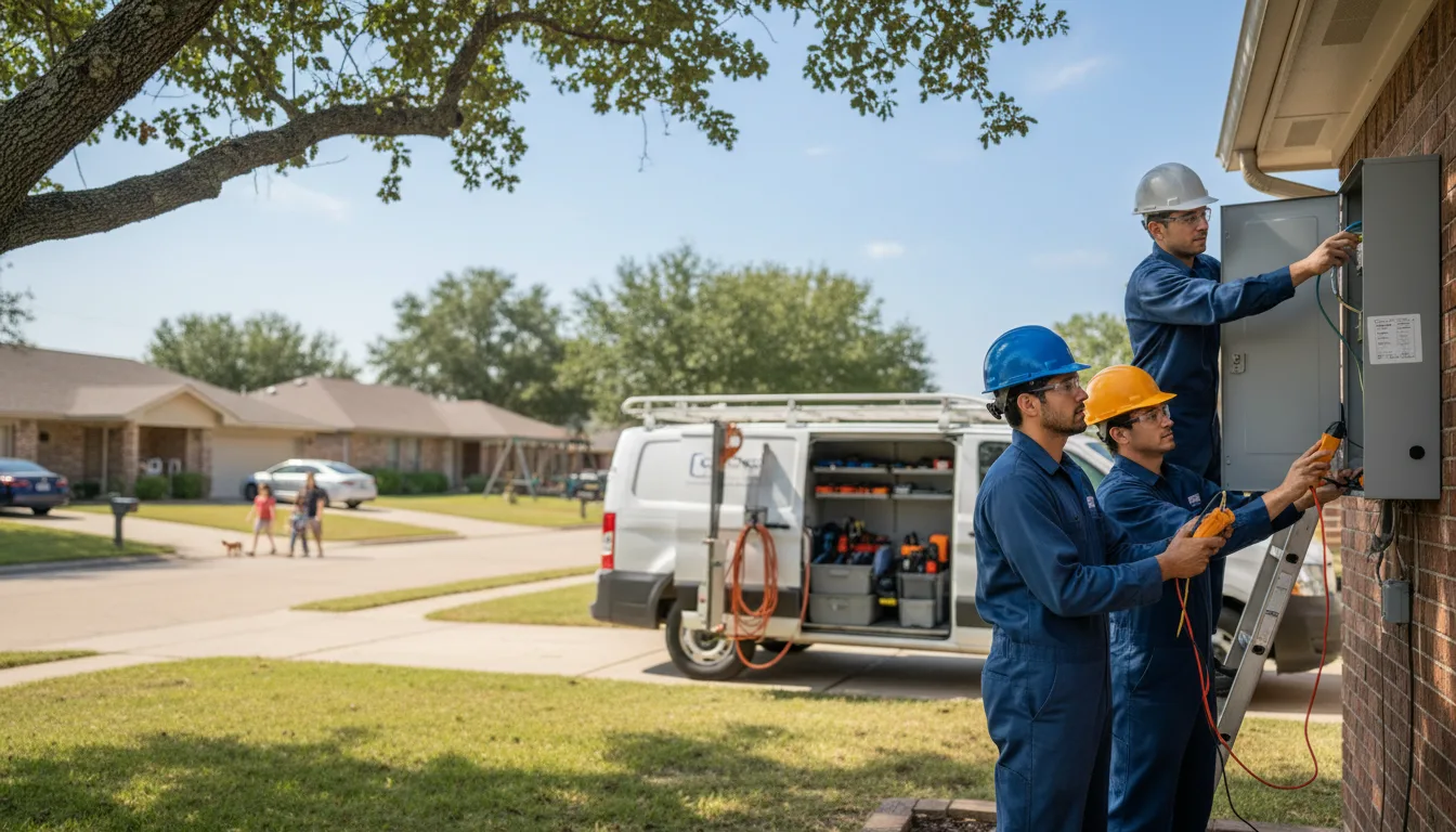Certified electrician providing emergency electrical services in Turtle Lake, WI